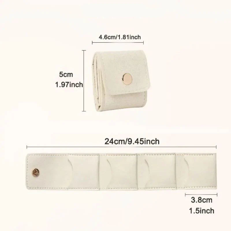 VelvetCase™ MINI BOLSO PLEGABLE PARA JOYAS ★ x 3 piezas