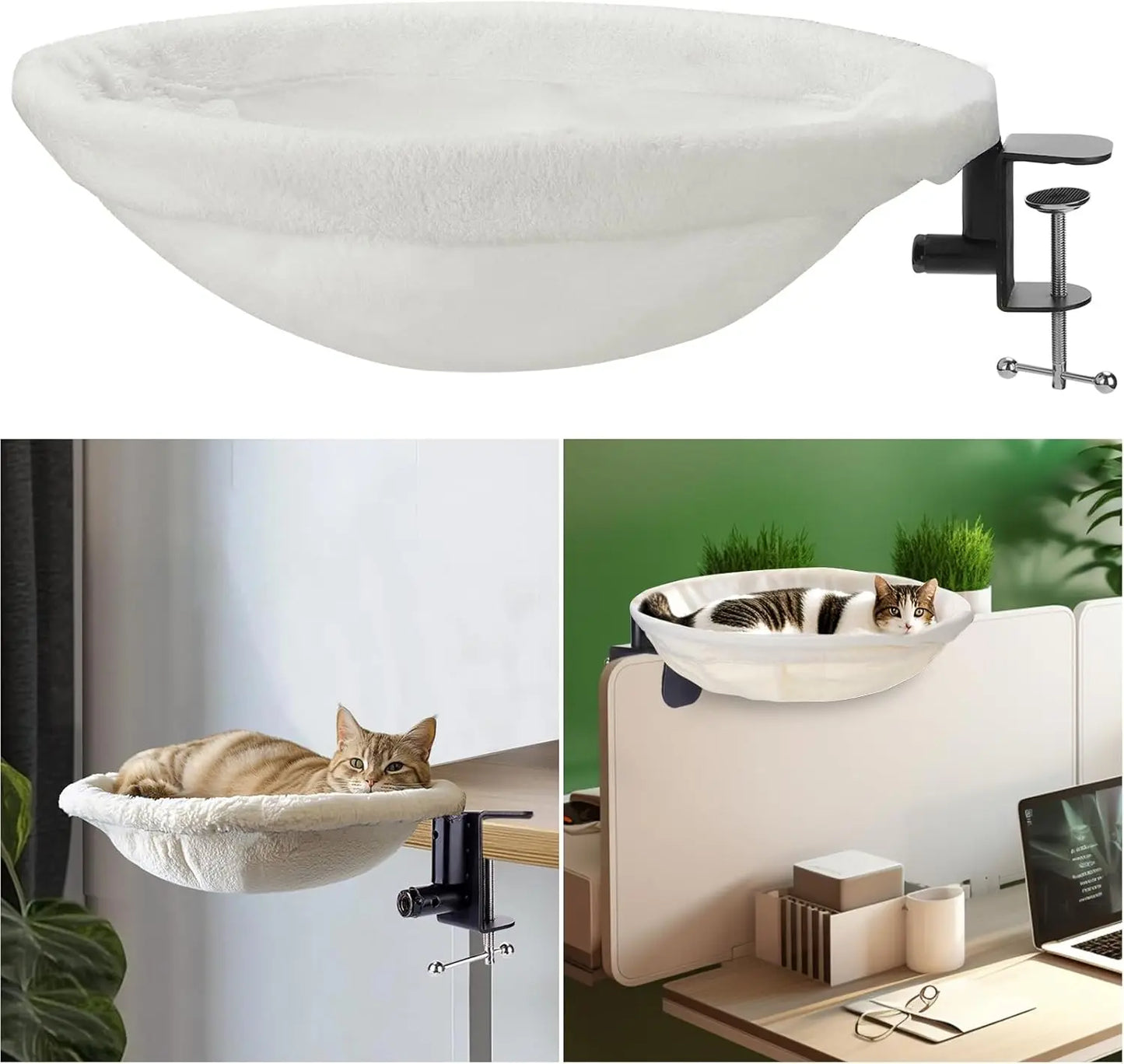 Kitty Snug® | HAMACA DE ESCRITORIO PARA GATOS ★ Soporta hasta 15 kg