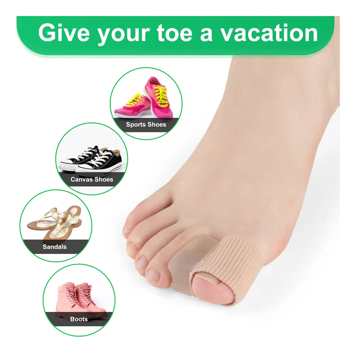 FootEase® Corrector de Juanetes de Silicona X2