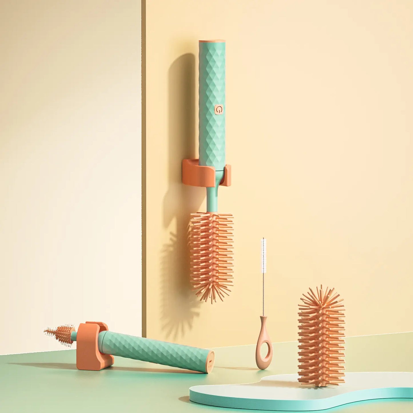 BottleBrush™ | KIT LIMPIADOR ELÉCTRICO RECARGABLE ★ Para Teteros, Botellas y más...