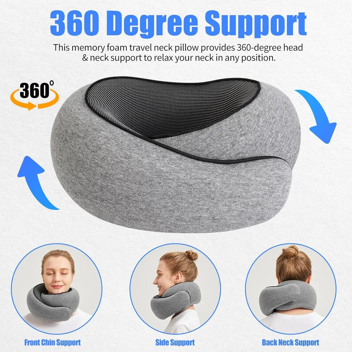 ALMOHADA DE CUELLO ERGONÓMICA PARA VIAJAR ★ RELAX PAD®