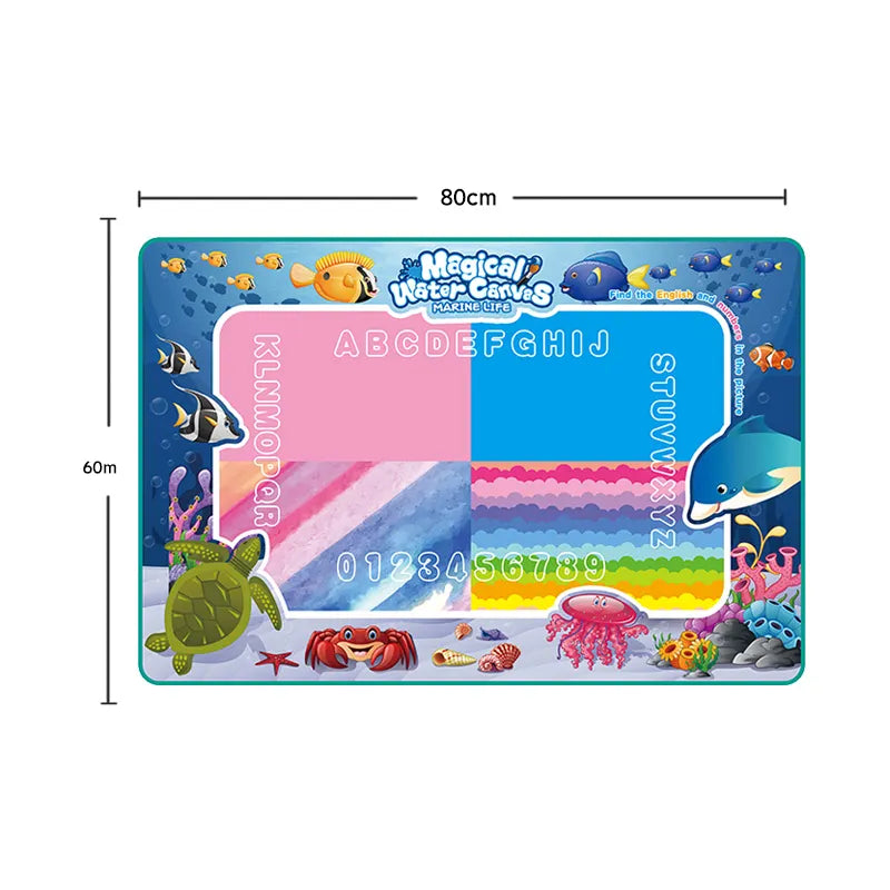 Magic Water® | KIT TAPETE DE AGUA MÁGICO PARA COLOREAR ★ Deja a tu hijo ser un gran artista