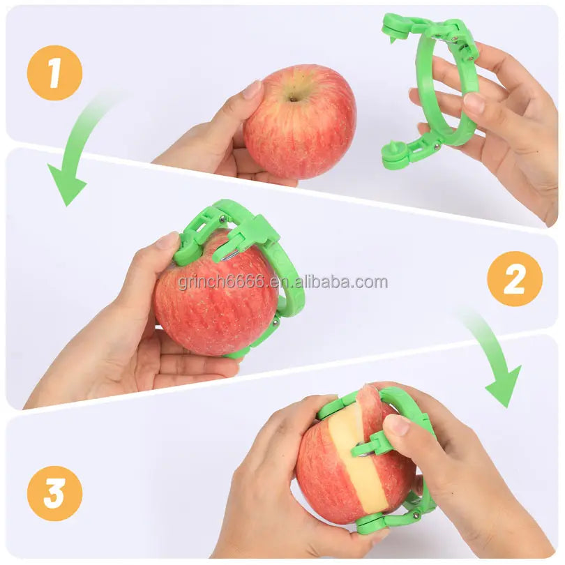 PELADOR DE FRUTAS Y VERDURAS GIRATORIO ★ SAFE PEELER™ Seguro y fácil de usar