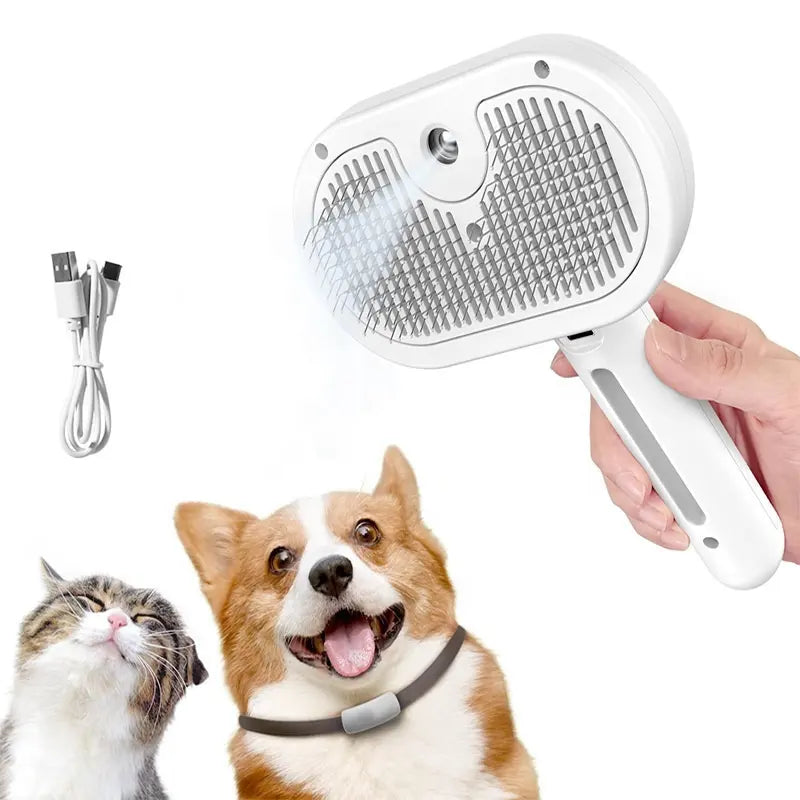 CEPILLO QUITAPELOS PARA MASCOTAS 3 EN 1 ★ PetShine® Mantiene el brillo y la vitalidad de su pelaje