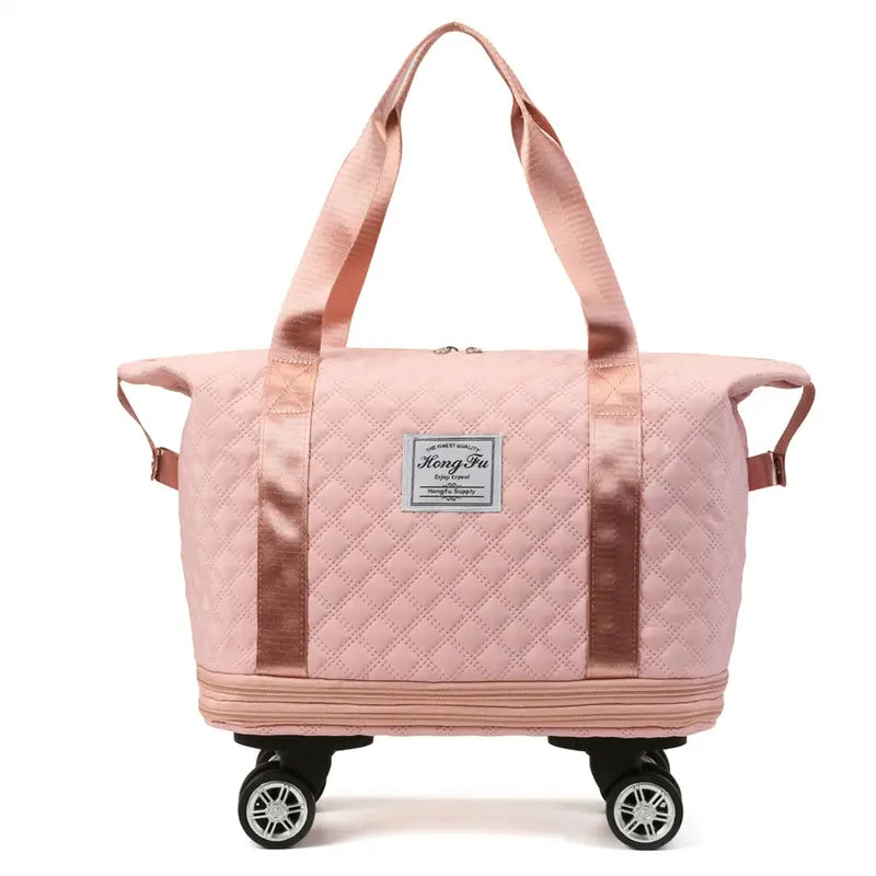 TravelBAG® | ELEGANTE BOLSO DE VIAJE PLEGABLE CON RUEDAS DESMONTABLES