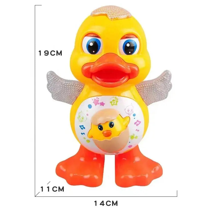 Dancing-Duck® | JUGUETE PATO MECÁNICO ★ Baila, canta y es educativo para los niños