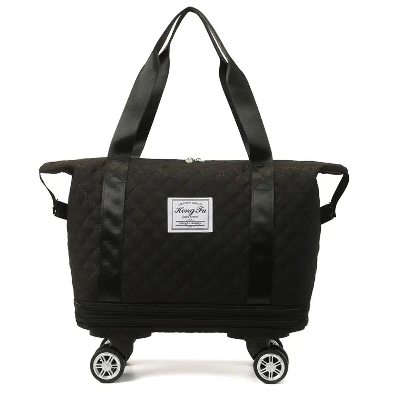 TravelBAG® | ELEGANTE BOLSO DE VIAJE PLEGABLE CON RUEDAS DESMONTABLES