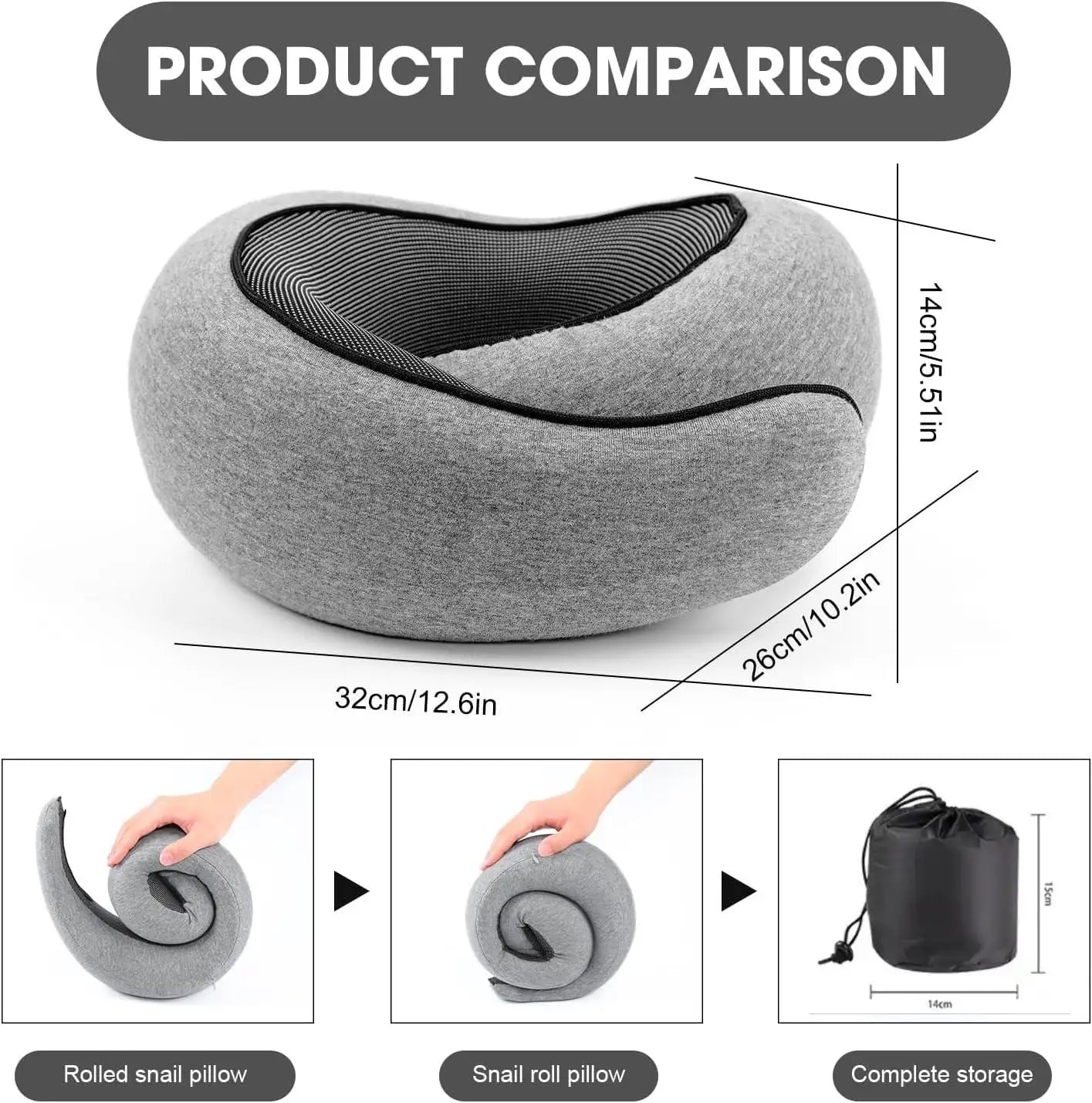 ALMOHADA DE CUELLO ERGONÓMICA PARA VIAJAR ★ RELAX PAD®