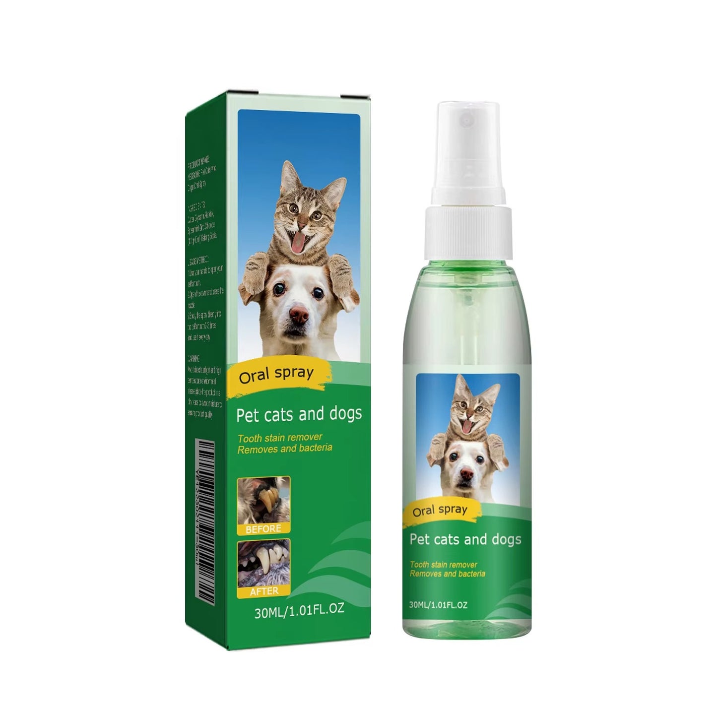 PawFresh™ Spray De Limpieza Bucal Para Perros y Gatos