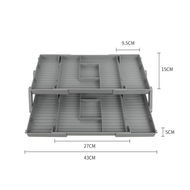 Perfect Box® | ORGANIZADOR PLEGABLE 3 NIVELES ★ Ideal para joyas y maquillaje