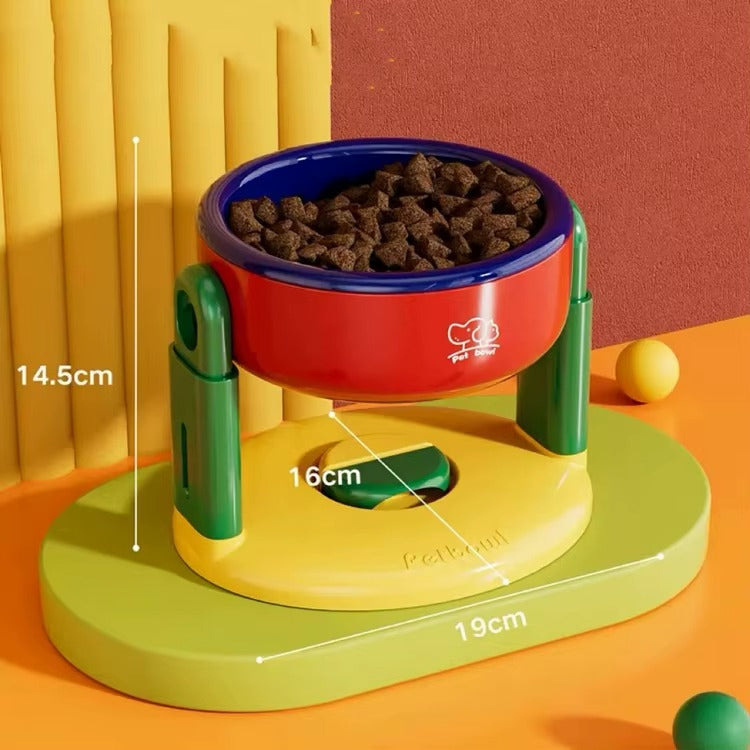 Ergo-Bowl™ COMEDERO ELEVADO PARA MASCOTAS ★ Graduable y ergonómico