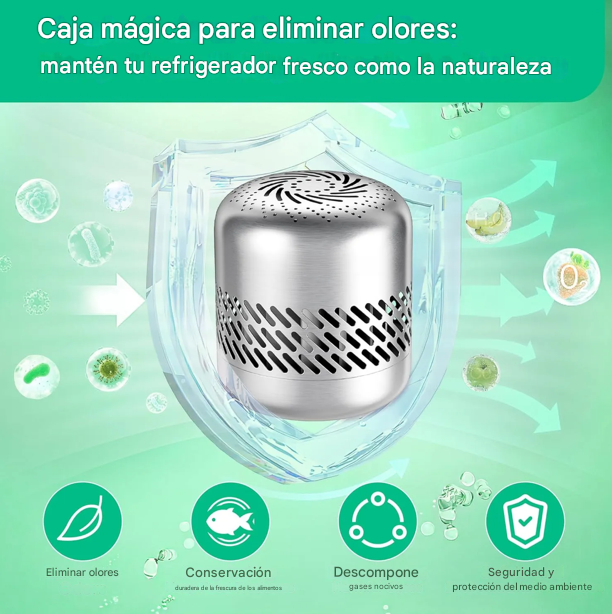 DESODORANTE PARA LA NEVERA ★ PUREFRESH® Elimina olores y evita la transferencia de sabores