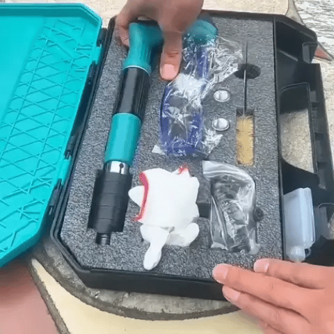 SET DE PISTOLA CLAVADORA MANUAL ★ FastClaws® Para diferentes materiales y con 5 velocidades