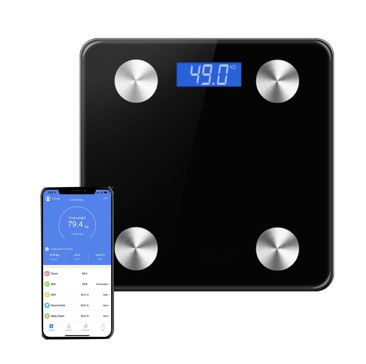 BodyPro™ Báscula Inteligente Digital LED