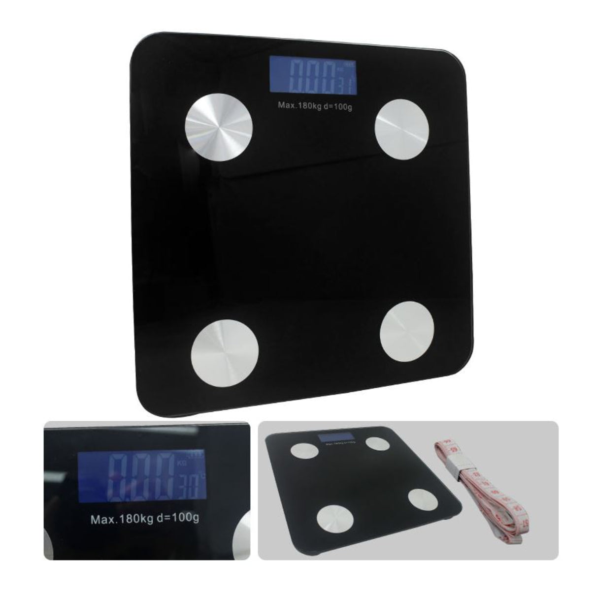 BodyPro™ Báscula Inteligente Digital LED