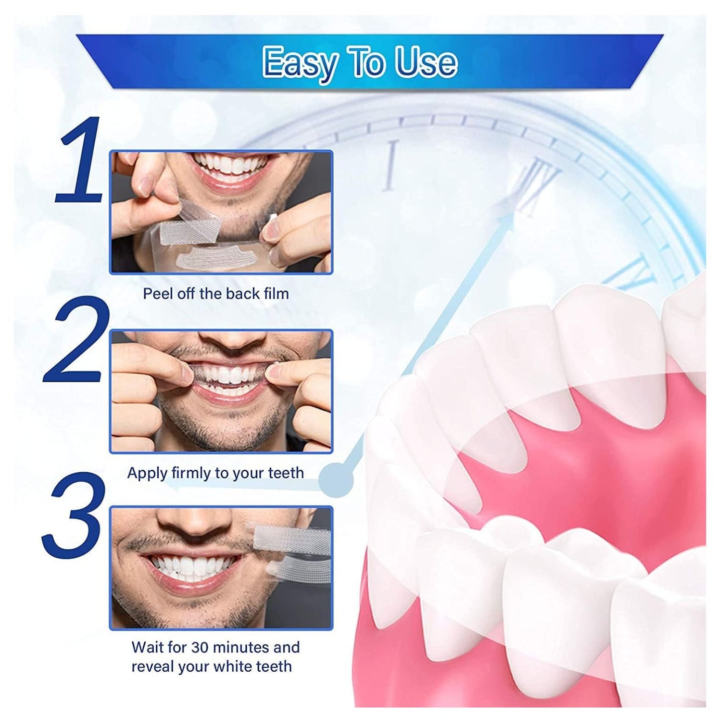 5D White® Tiras de Blanqueamiento Dental X14