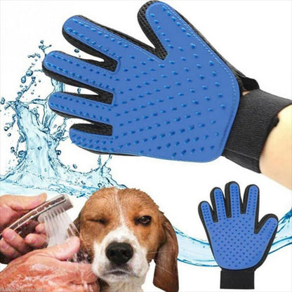 TrueTouch® Guante Para Mascotas ★ Atrapa pelos & sirve para bañarlos
