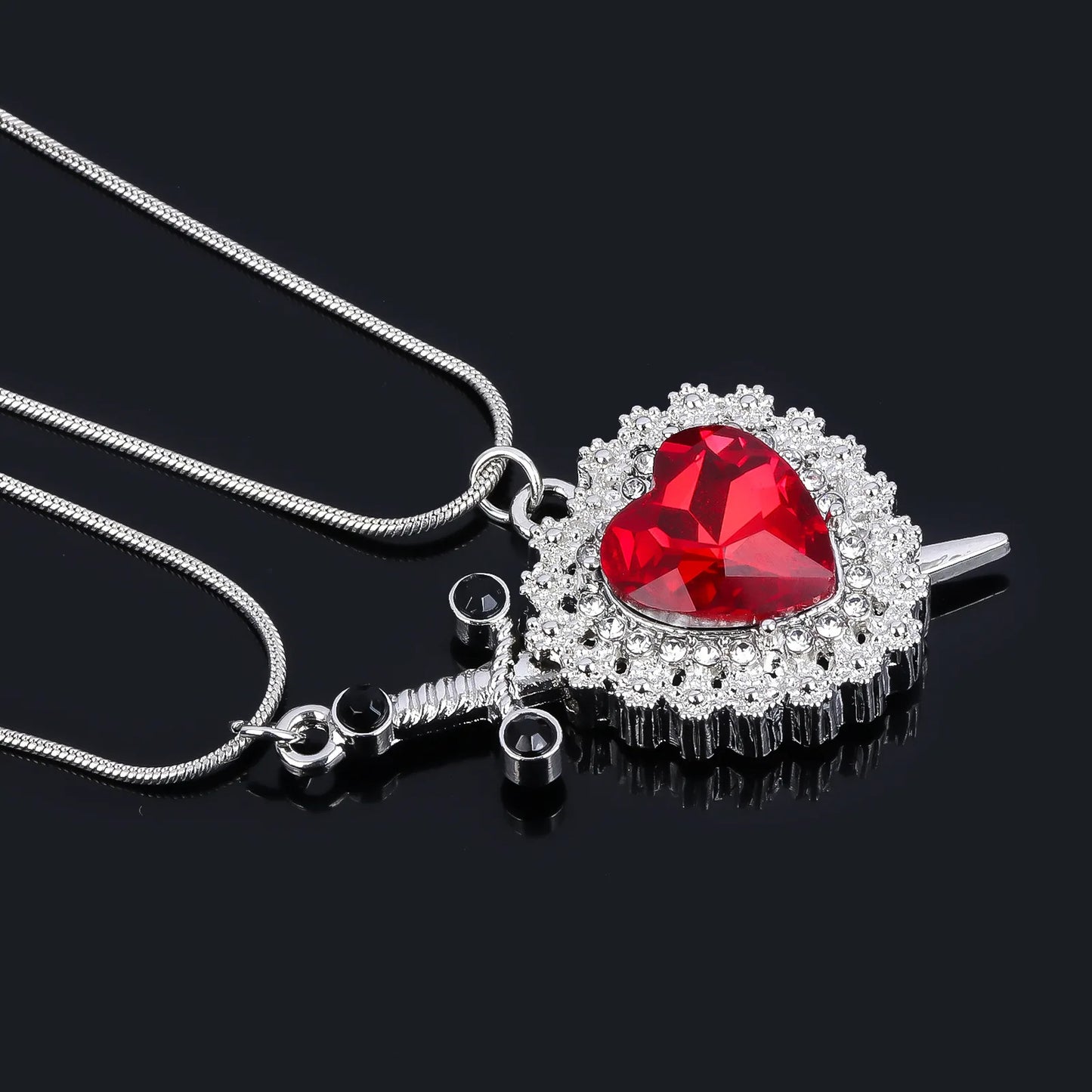 EverLove® Collar Para Parejas Corazón & Espada ★ Une vínculos inquebrantables