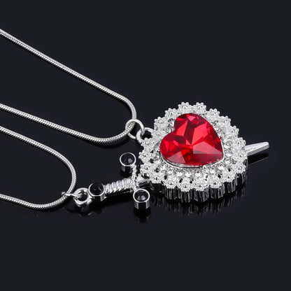 EverLove® Collar Para Parejas Corazón & Espada ★ Une vínculos inquebrantables