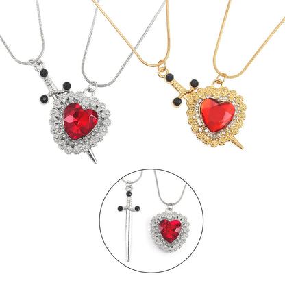 EverLove® Collar Para Parejas Corazón & Espada ★ Une vínculos inquebrantables