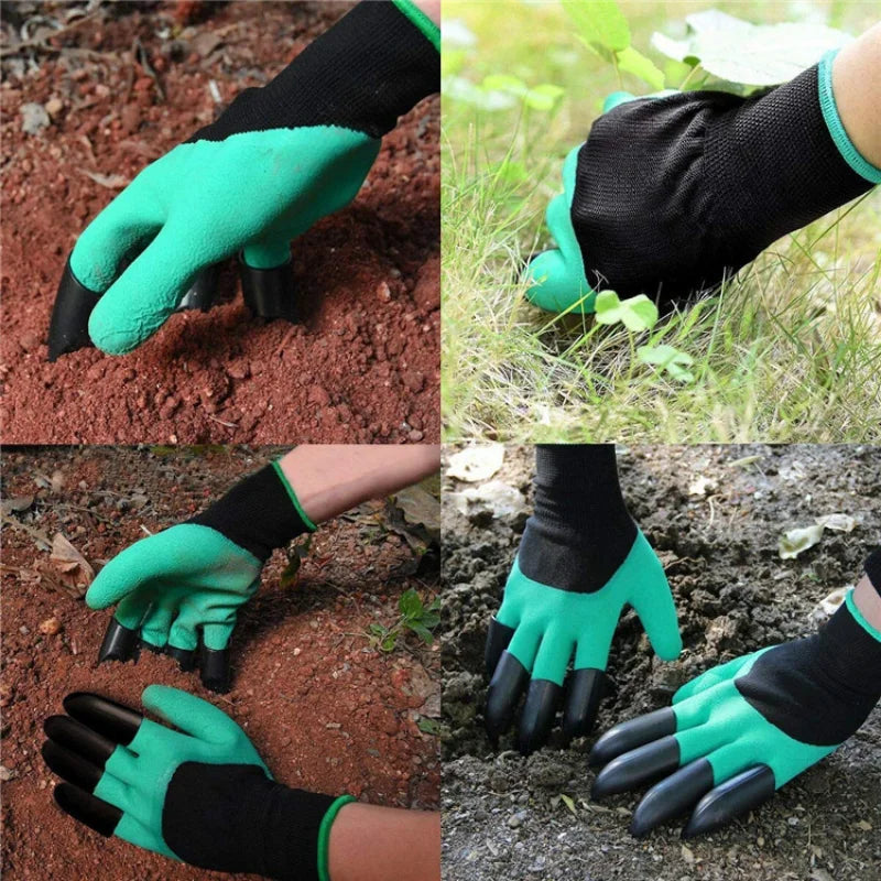 GreenThumb® GUANTES DE JARDINERÍA CON GARRAS ★ Para cavar, sembrar y desherbar🌱🧤