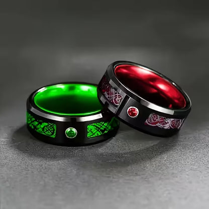 BlackTide® Elegante Anillo de Tungsteno Para Hombres