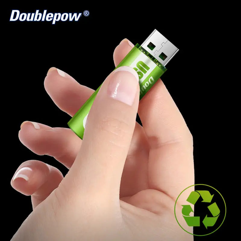 PILAS AA RECARGABLES POR USB ★ DOUBLEPOW® X2 PCS