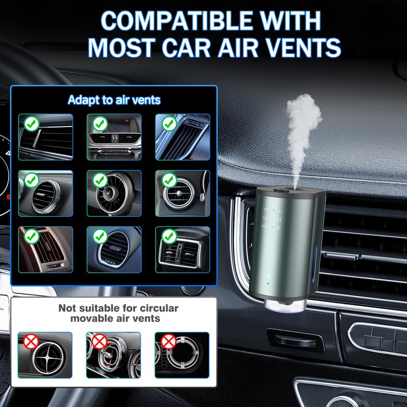 AutoZen™ Difusor de Aroma Minimalista Para Carro + 3 Aceites