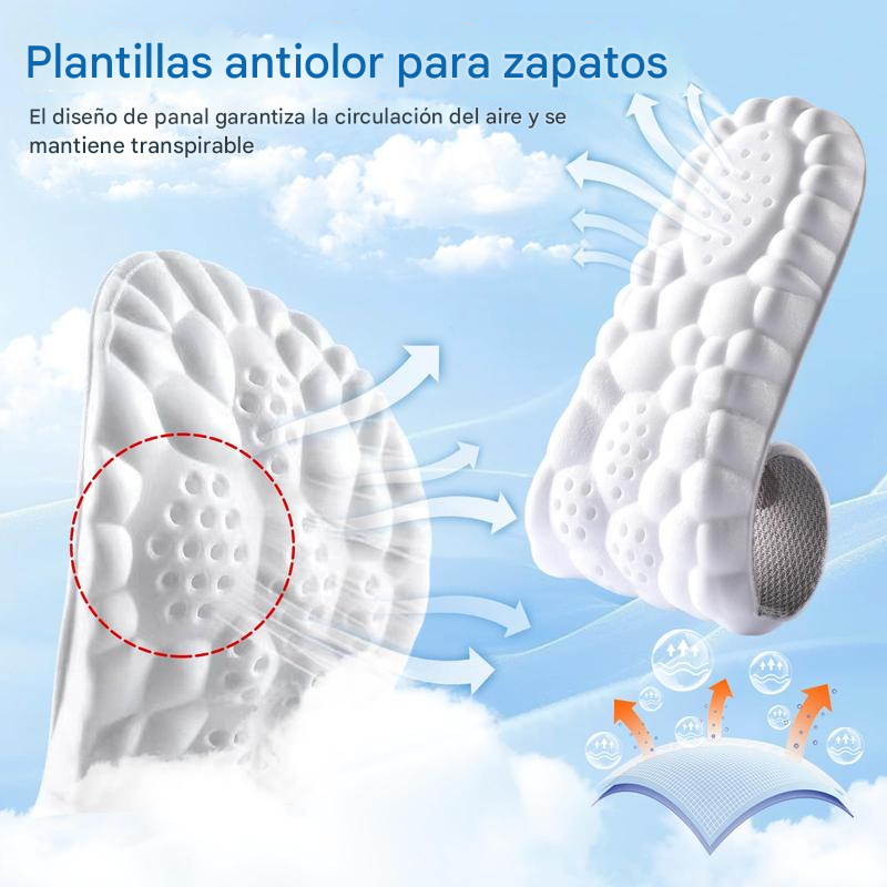 Step Zen™ | PLANTILLAS DEPORTIVAS 4D - X3 PARES ★Olvídate del dolor de pie para siempre