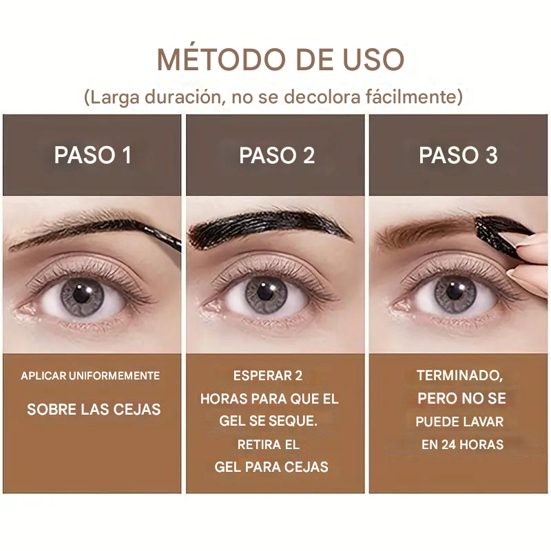 BrowMagic™ | GEL DE CEJAS DE LARGA DURACIÓN X2 PCS ★ Resistente al agua & efecto realista