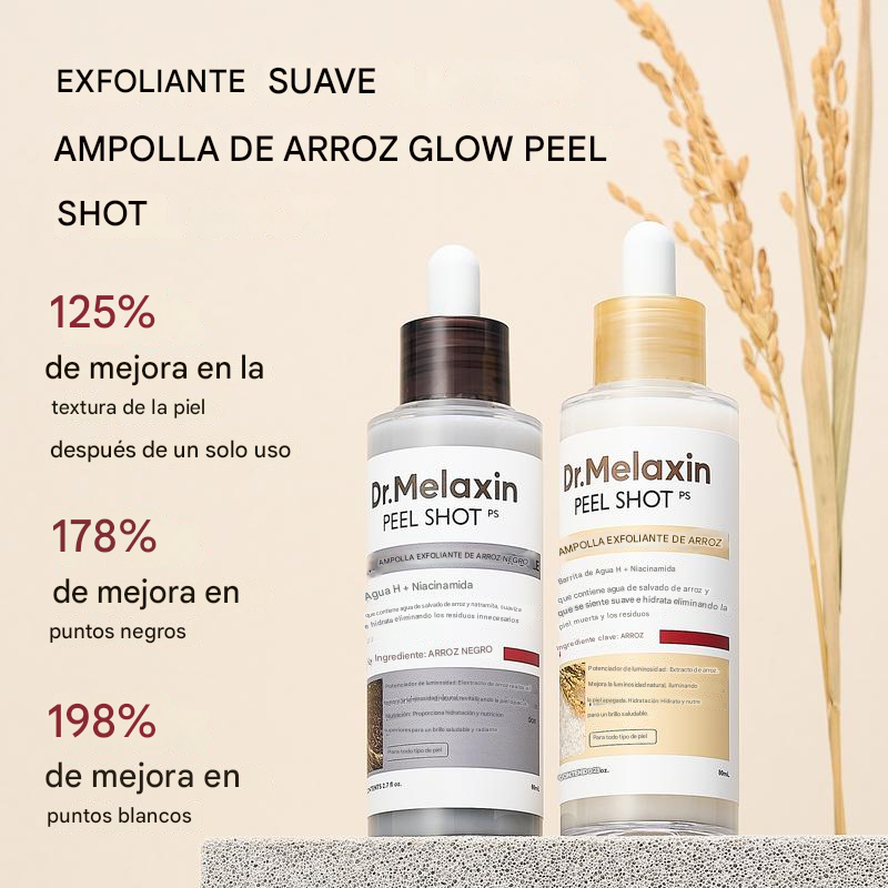 Dr. Melaxin™ | SUERO FACIAL DE ARROZ ★ Propiedades para el cuidado de la piel