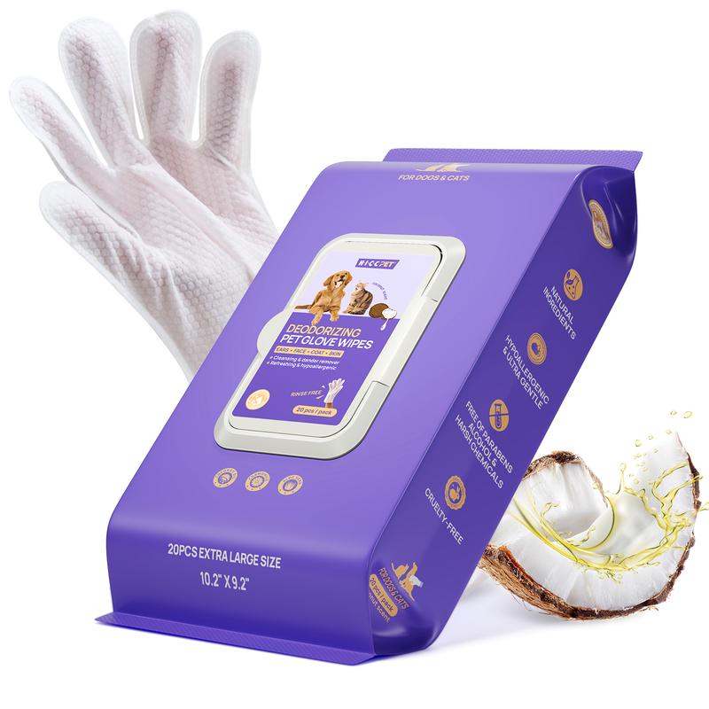 CleanPaw™ Guantes / Toallitas Para Mascotas X24