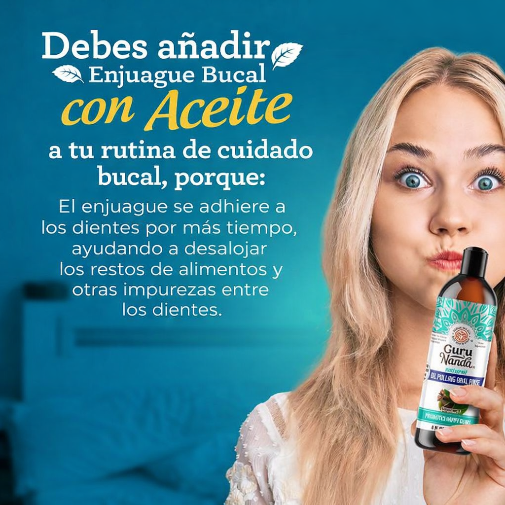 FreshMint™ Enjuague Bucal + Raspa Lengua + Cepillo de dientes