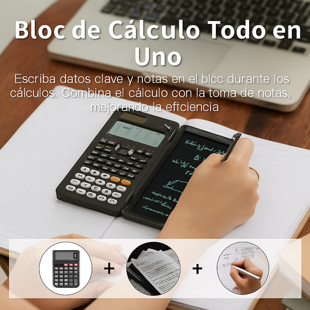 SmartCalc™ Calculadora Científica con Tableta Borrable