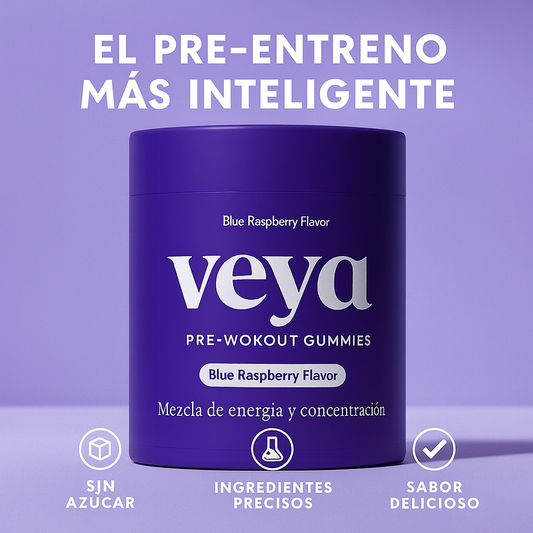 PRE-ENTRENO EN GOMITAS VEYA® - Energía Rápida y Deliciosa para tu Entrenamiento