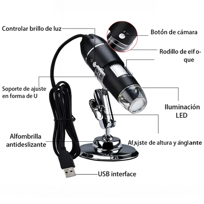 MicroVision™ Microscopio Digital Electrónico USB