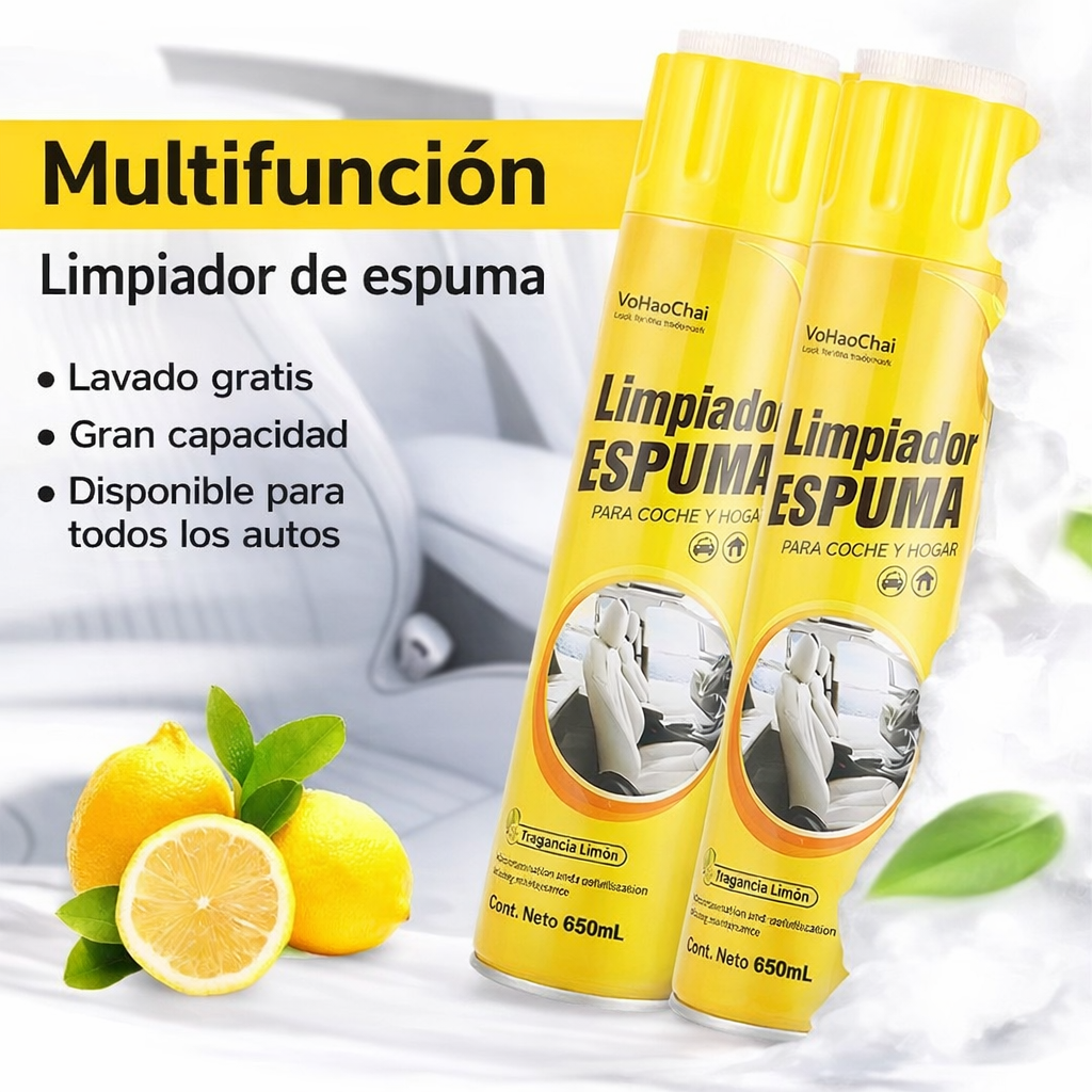 FoamCleaner® Espuma Limpiadora Para El Carro X3 PCS