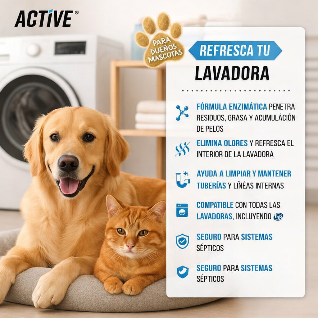 CleanMatrix™ Tabletas Limpiadoras Para Lavadora X24PCS