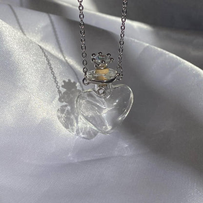 Eternal Essence™ Collar con Dije de Botella de Cristal