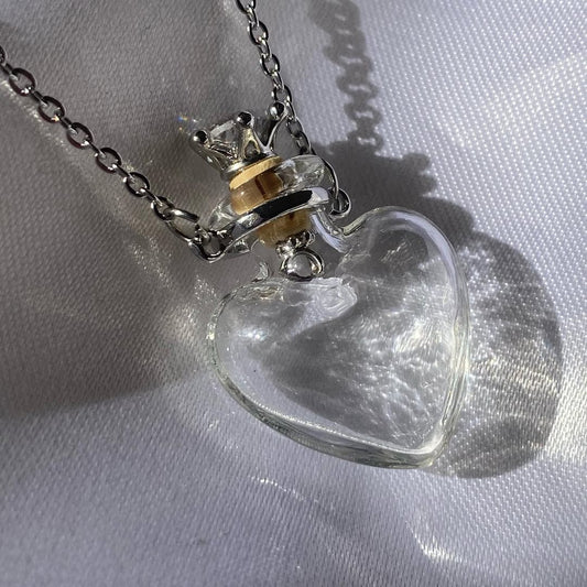 Eternal Essence™ Collar con Dije de Botella de Cristal