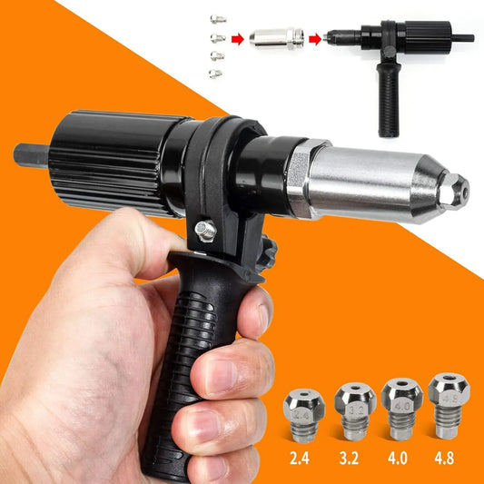 RivetX™ Kit Pistola Remachadora Adaptable a Taladro