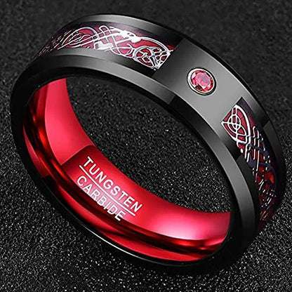 BlackTide® Elegante Anillo de Tungsteno Para Hombres