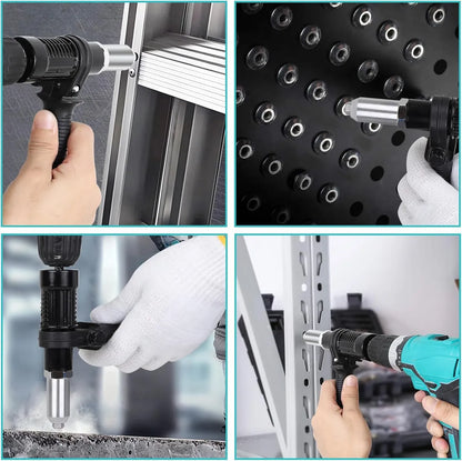 RivetX™ Kit Pistola Remachadora Adaptable a Taladro