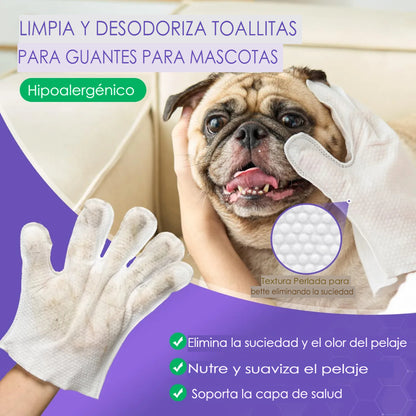CleanPaw™ Guantes / Toallitas Para Mascotas X24