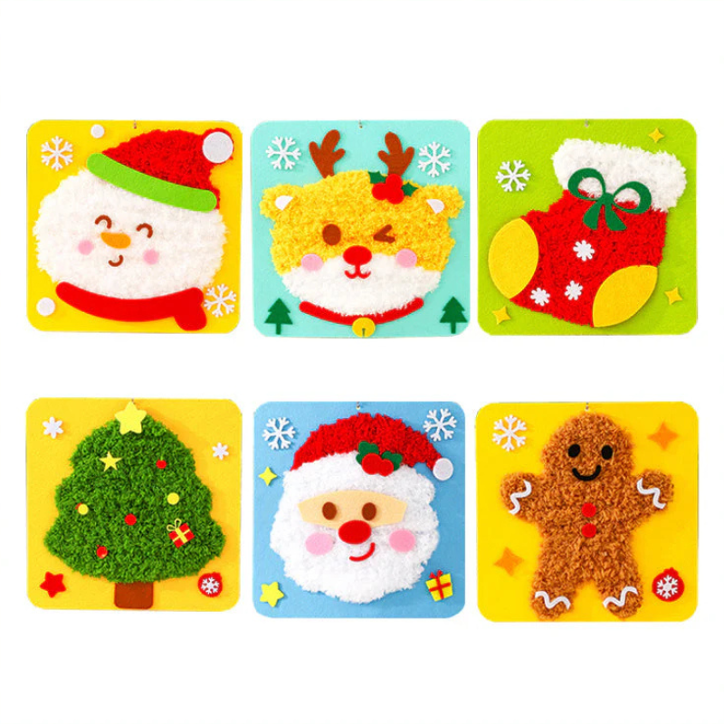 Kit De Bordado Para Niños X6 piezas™ Materiales seguros y fáciles de usar