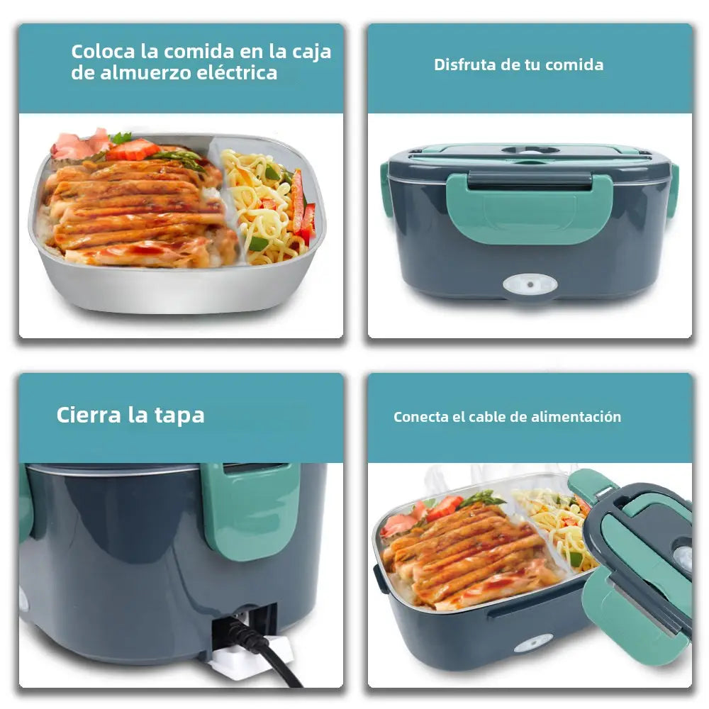Hot-Tote® | PORTA COMIDA CALENTADOR ELÉCTRICO ★ Disfruta de alimentos calientes en cualquier lugar