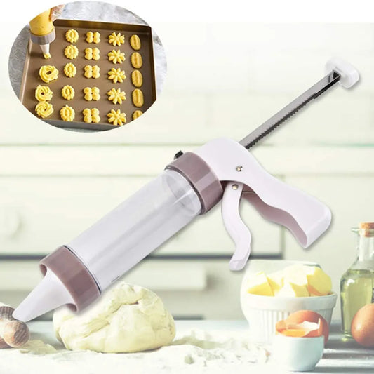 MÁQUINA PRENSADORA PARA HORNEAR GALLETAS Y DECORAR PASTELES®