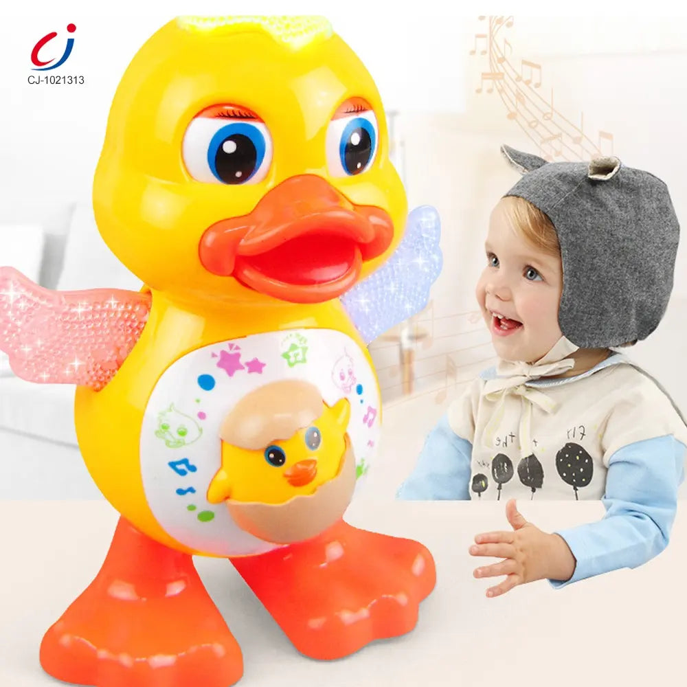 Dancing-Duck® | JUGUETE PATO MECÁNICO ★ Baila, canta y es educativo para los niños