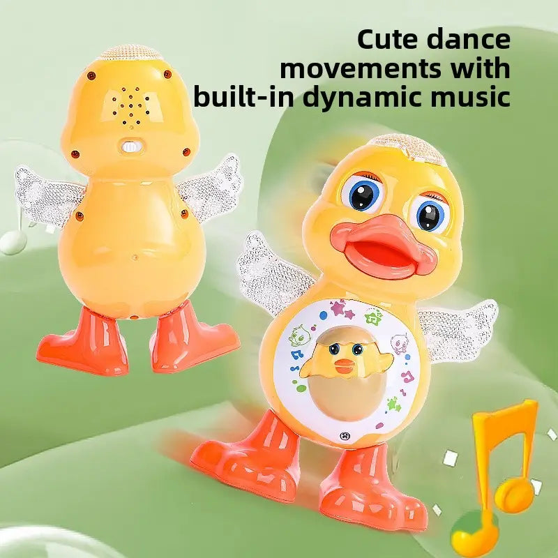 Dancing-Duck® | JUGUETE PATO MECÁNICO ★ Baila, canta y es educativo para los niños