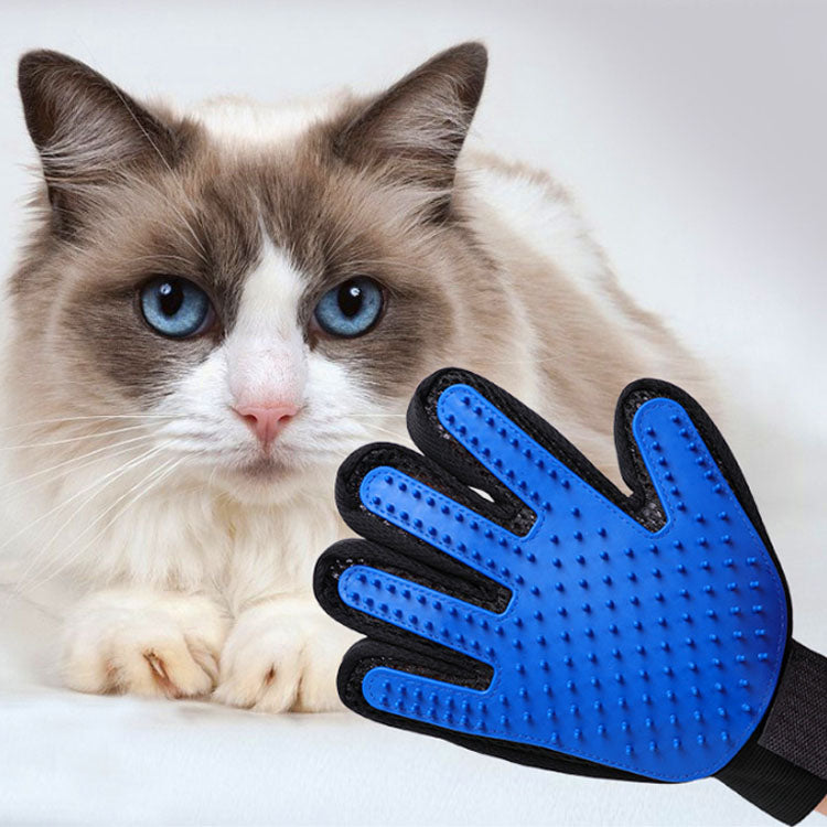 TrueTouch® Guante Para Mascotas ★ Atrapa pelos & sirve para bañarlos
